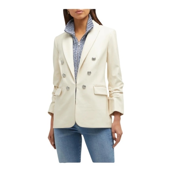 Veronica Beard Beacon Dickey Jacket Ecru NWT
